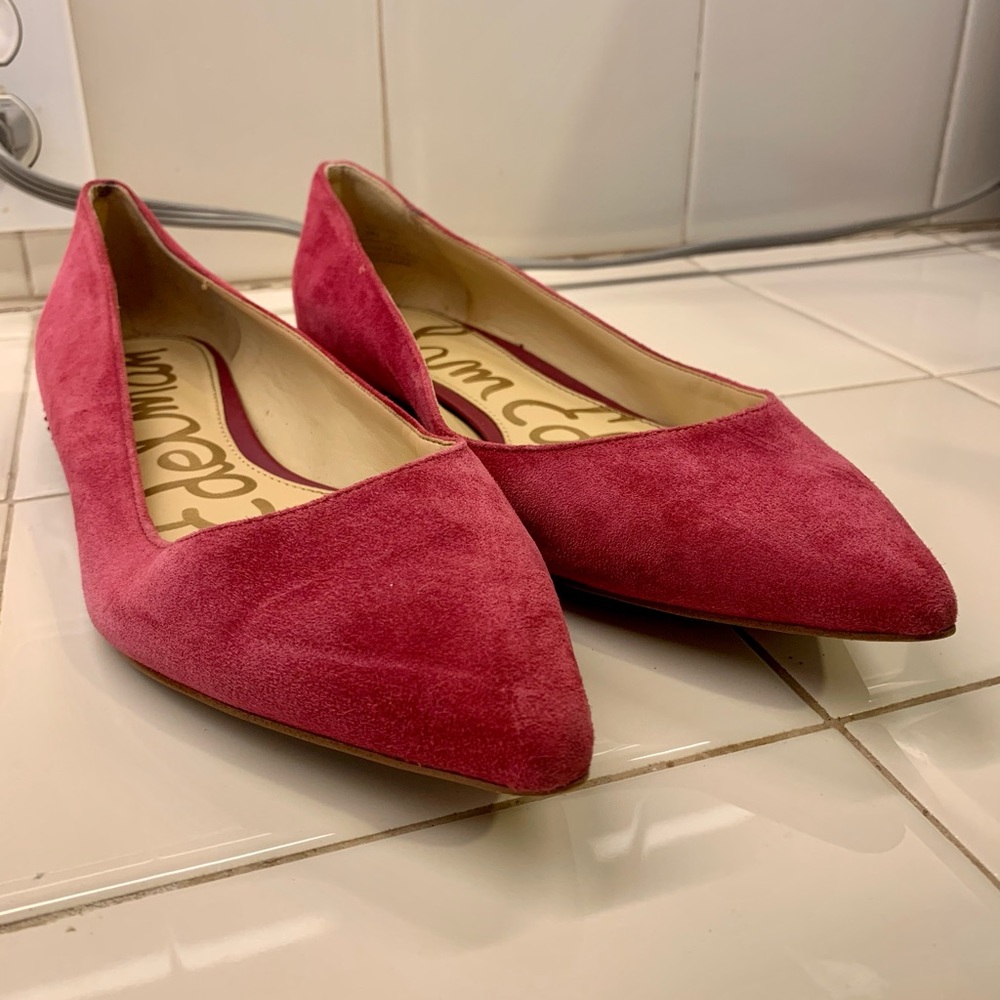Sam Edelman Fuschia Flats with spikes
